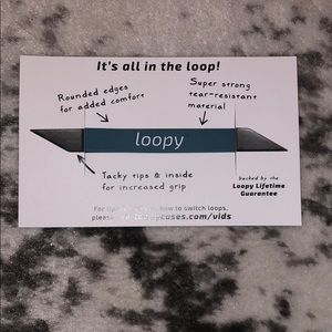 Dark teal Loopy replacement loop